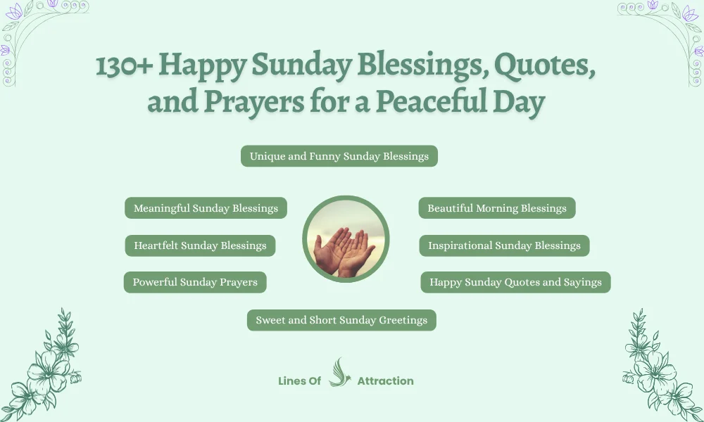 130+ Happy Sunday Blessings, Quotes, and Prayers