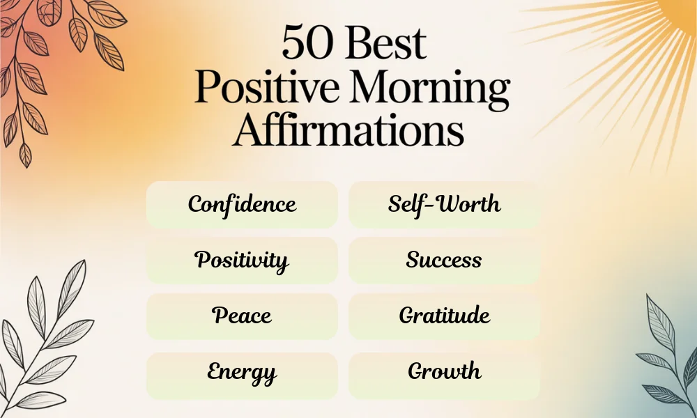 50 Best Positive Morning Affirmations