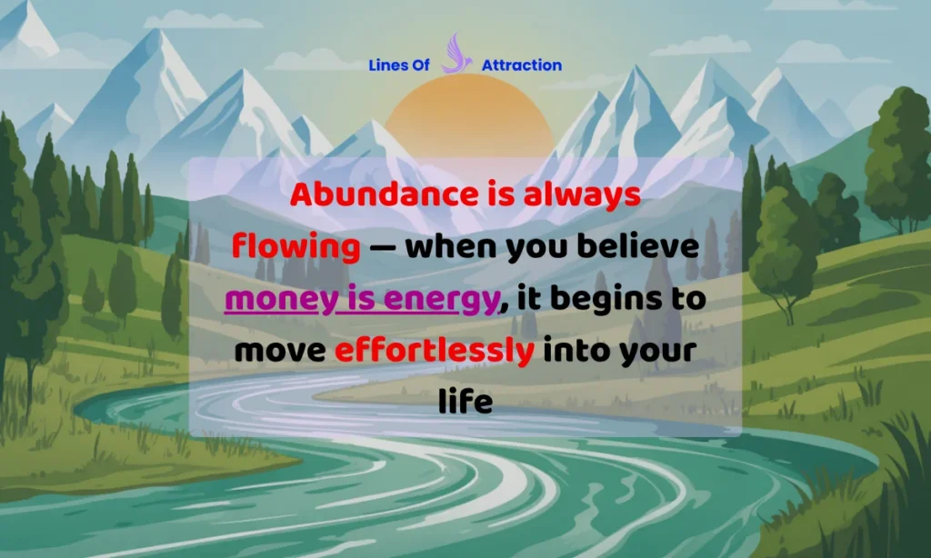Abundance is always flowing