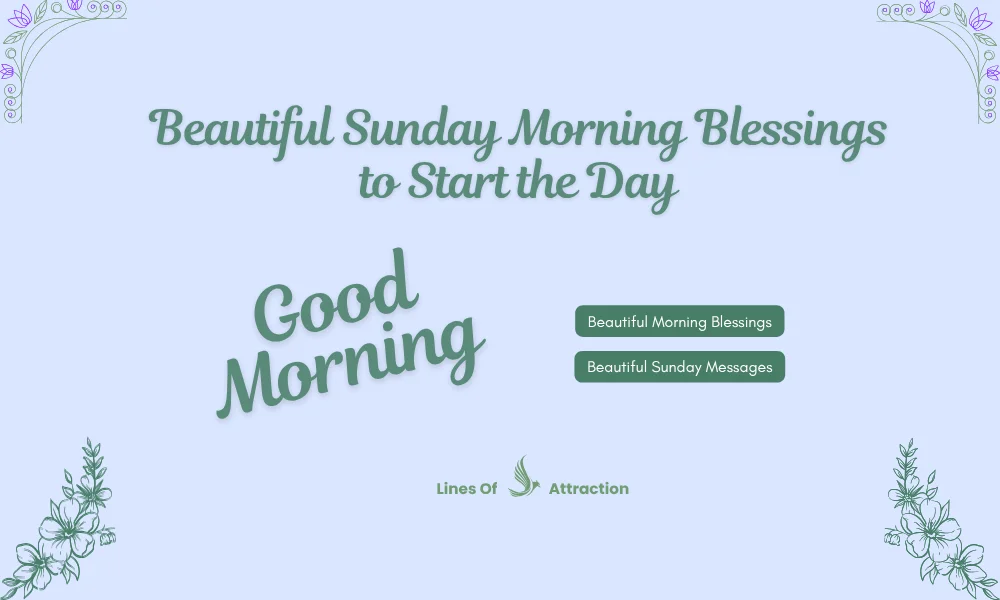 Beautiful Sunday Morning Blessings