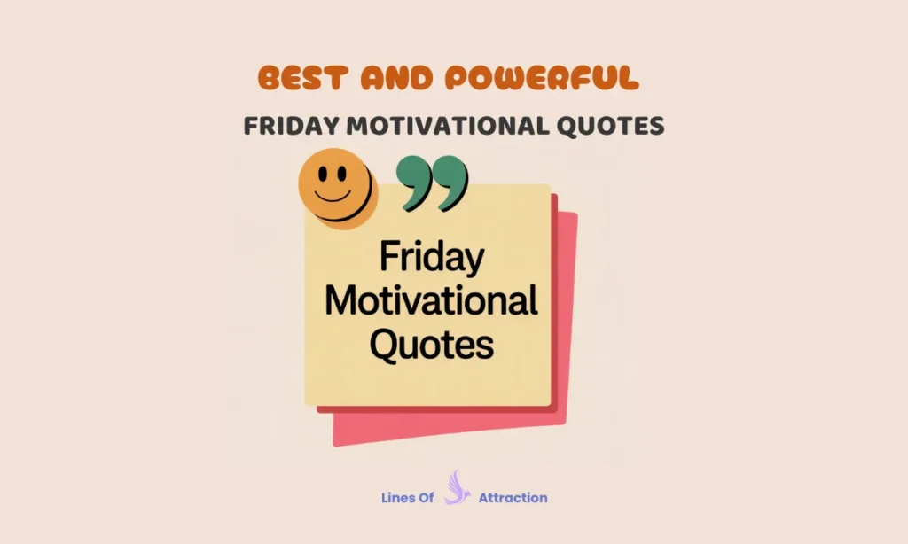 Friday motivational quotes