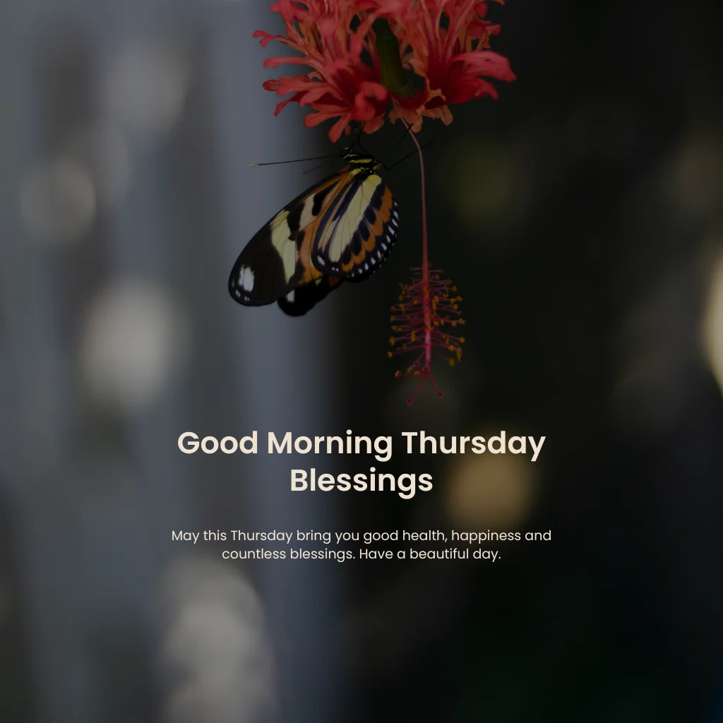 Inspirational Good Morning Thursday Blessings