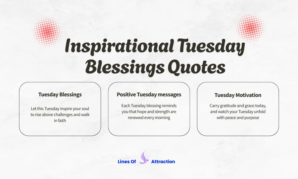 Inspirational Tuesday Blessings Quotes
