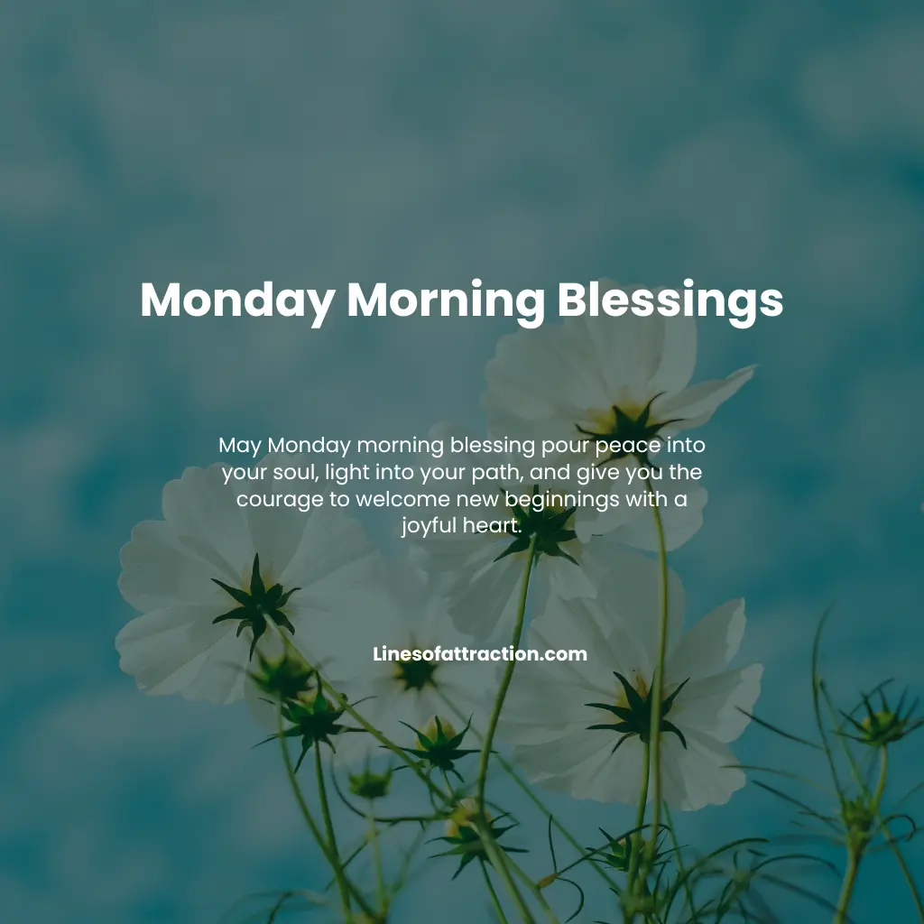 Happy Monday Morning Blessings to Start Fresh
