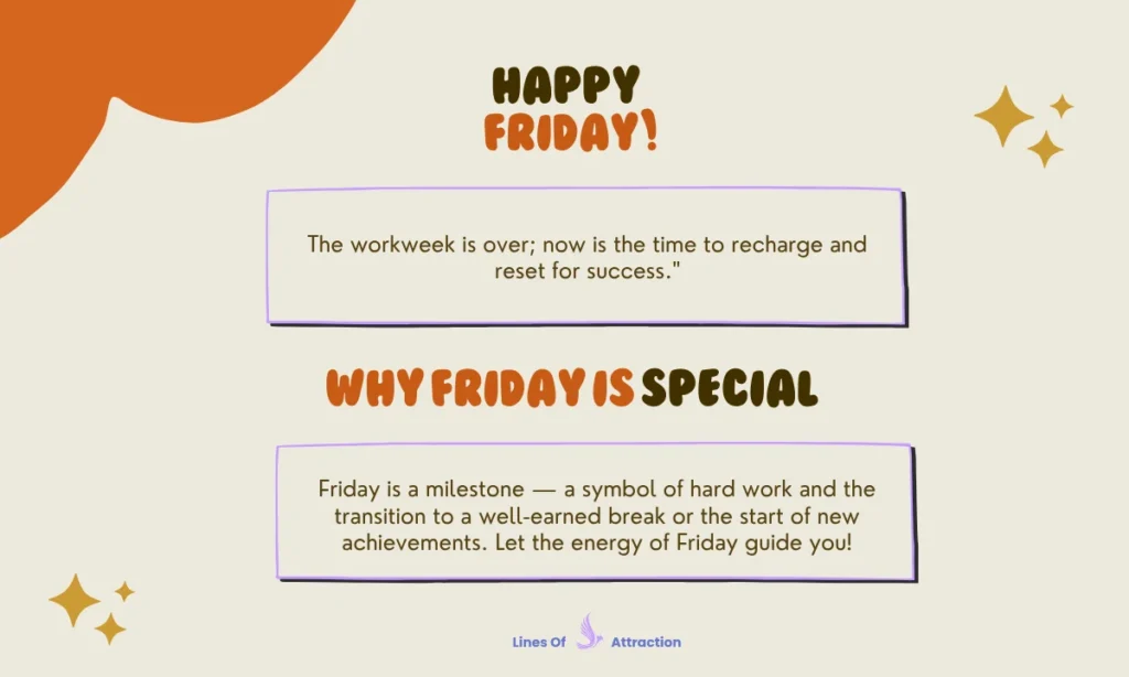 Why Is Friday A Special Day?