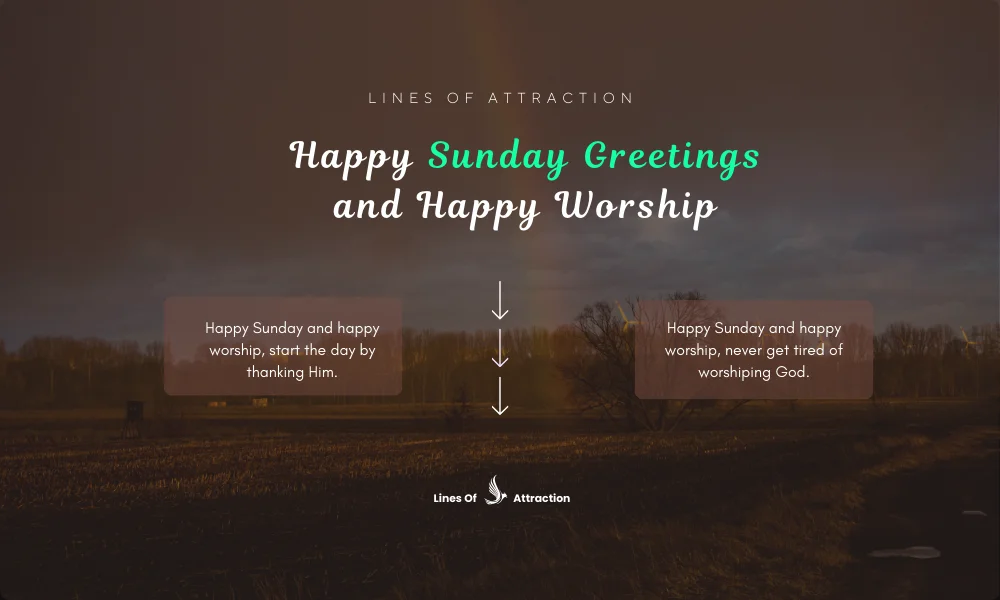 Happy Sunday Greetings and Happy Worship