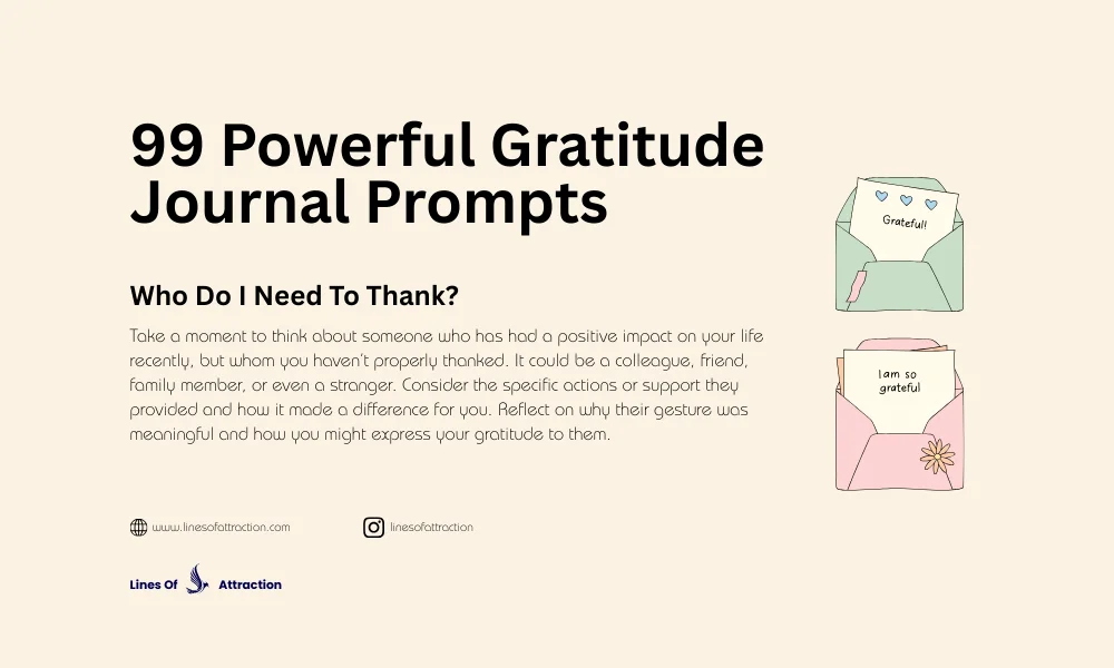 Start gratitude today with 99 powerful journal prompts