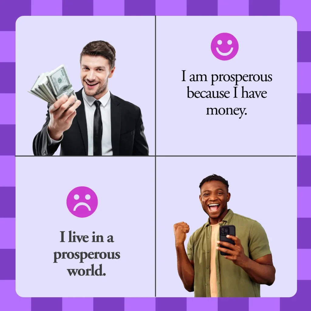 Abundance Thinking, Direction Of Wealth