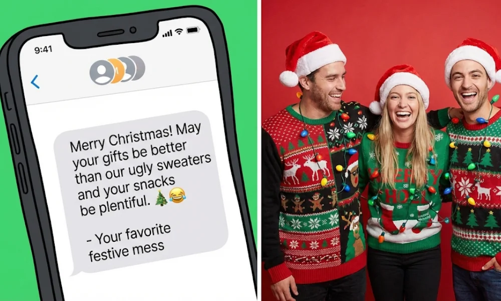 Funny Merry Christmas Text Wishes For Friends