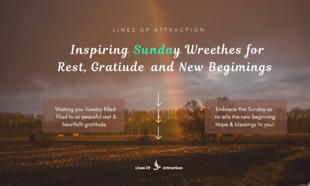 Inspiring Sunday Wishes for Rest, Gratitude, and New Beginnings