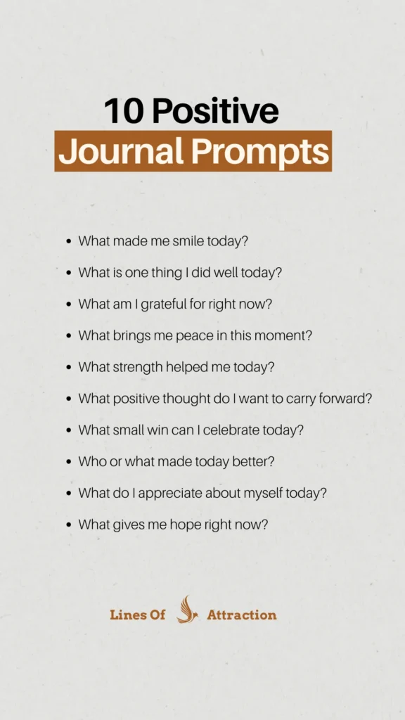 Positive Journal Prompts