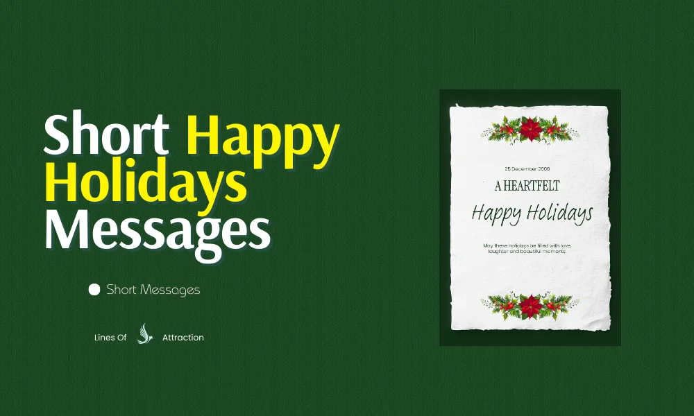 Short Happy Holidays Messages
