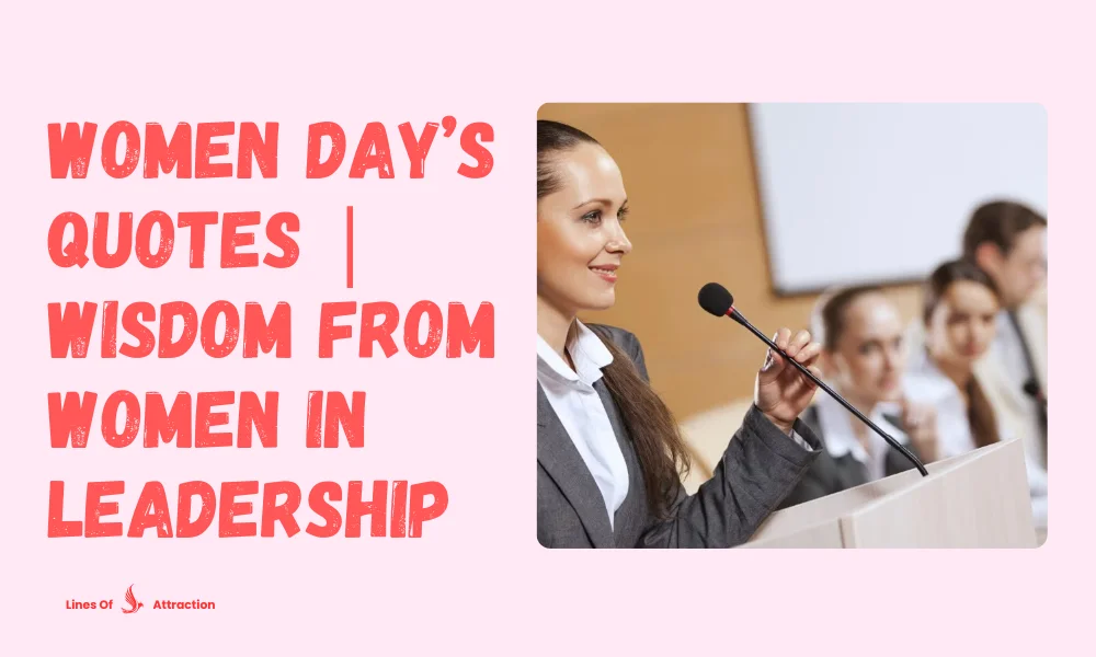 Women Day’s Quotes | Wisdom From Women In Leadership