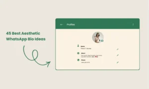 Aesthetic WhatsApp Bio Ideas