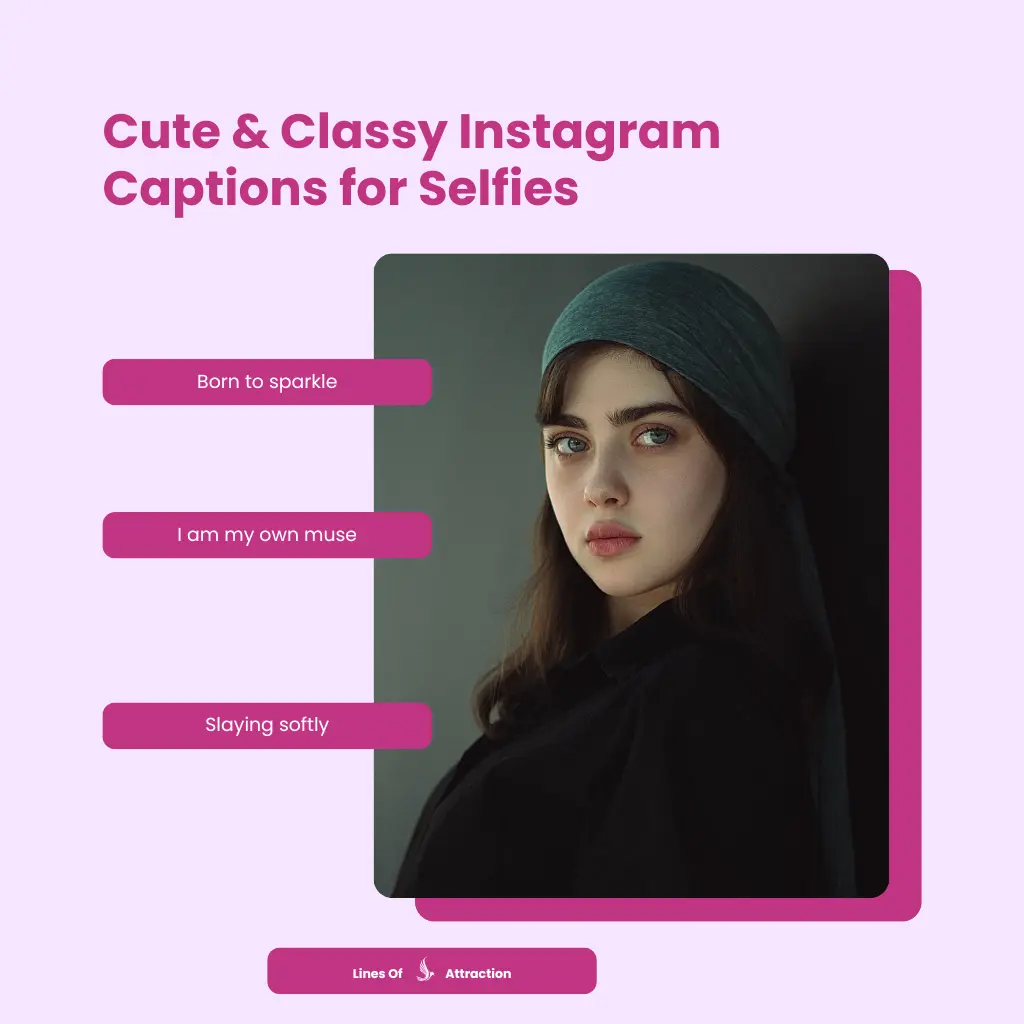 Cute & Classy Instagram Captions for Selfies