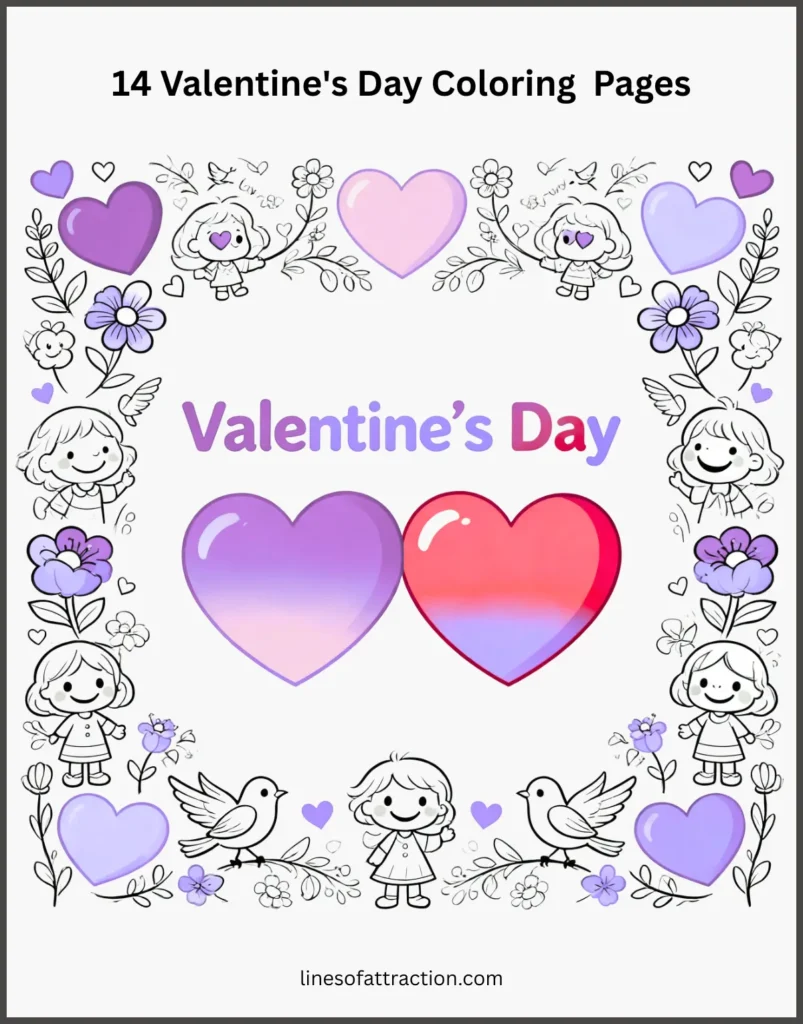Valentine's Day Coloring Pages