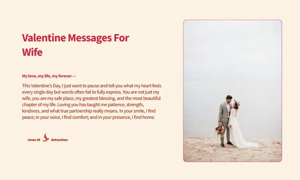 Valentine's Messages For Wife
