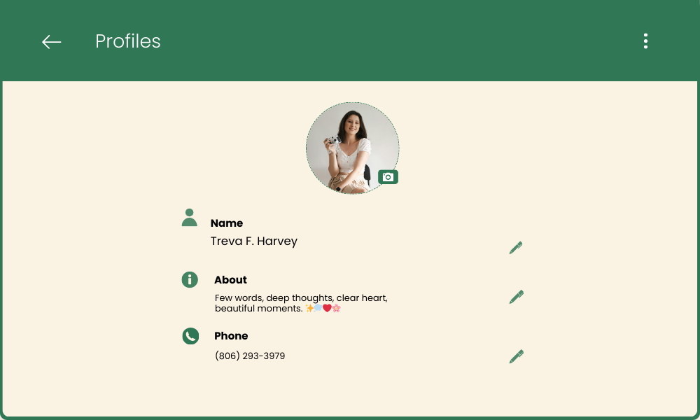 WhatsApp About Lines