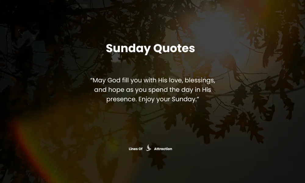 Inspirational Sunday Quotes