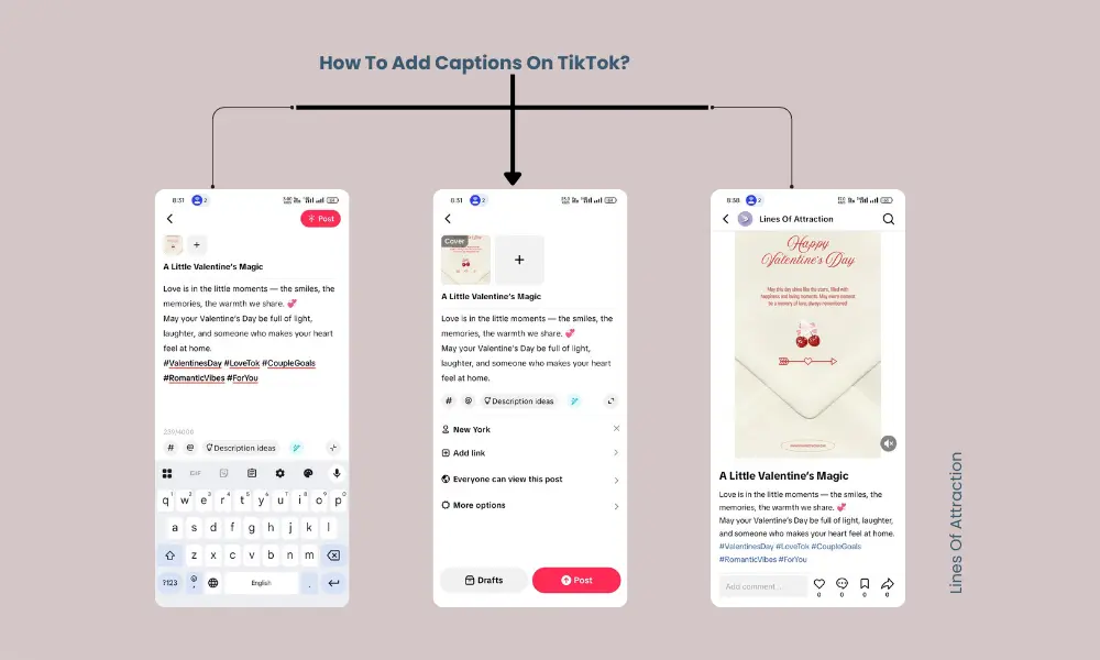 How To Add Captions On TikTok?