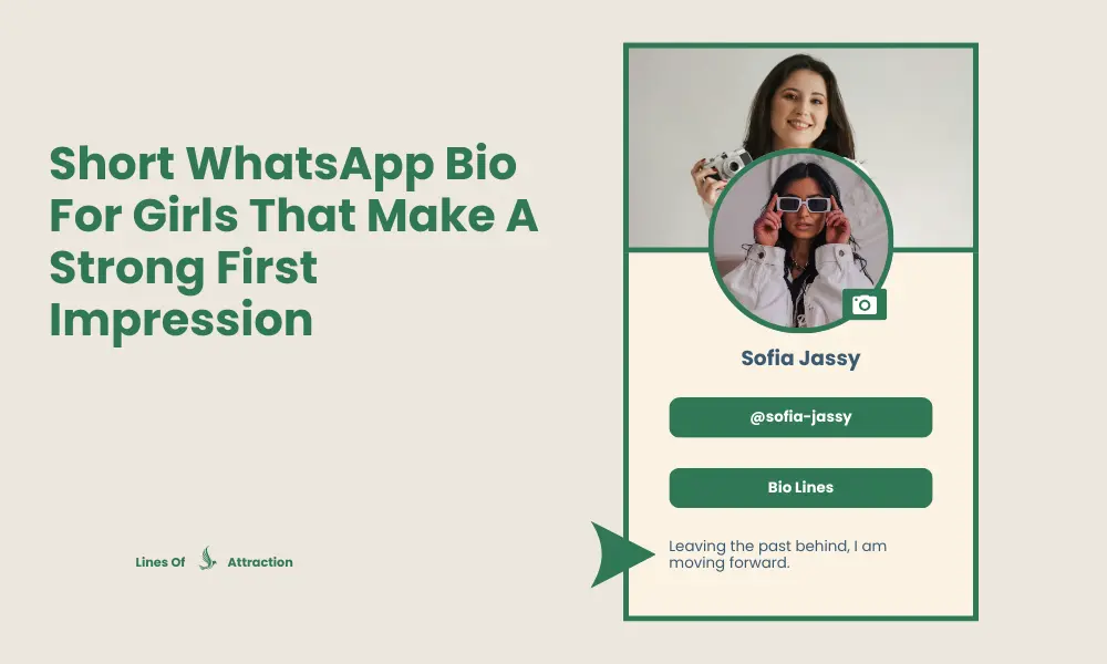 Short WhatsApp Bio For Girls That Make A Strong First Impression