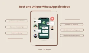 Best and Unique WhatsApp Bio Ideas