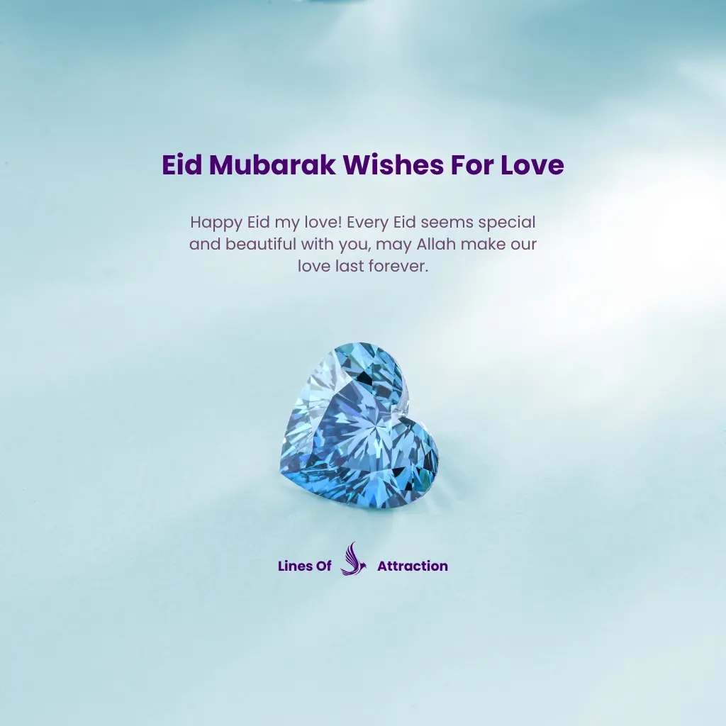 Eid Mubarak Wishes for Love (Husband/Wife)