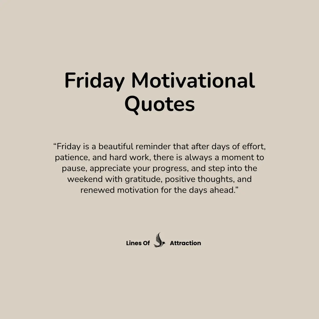 Friday Motivational Quotes