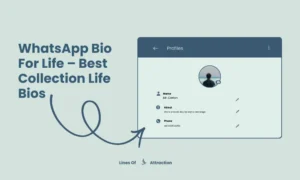 Best Collection Of WhatsApp Bio For Life