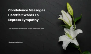 Condolence Messages