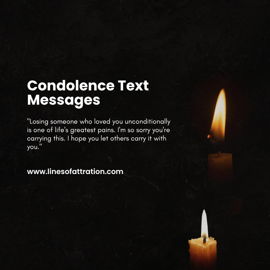 Condolence Text Messages