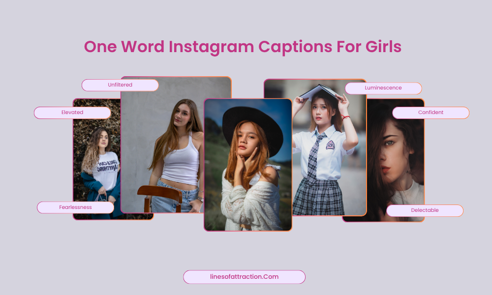 One Word Instagram Captions For Girls