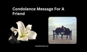 Condolence Message For A Friend