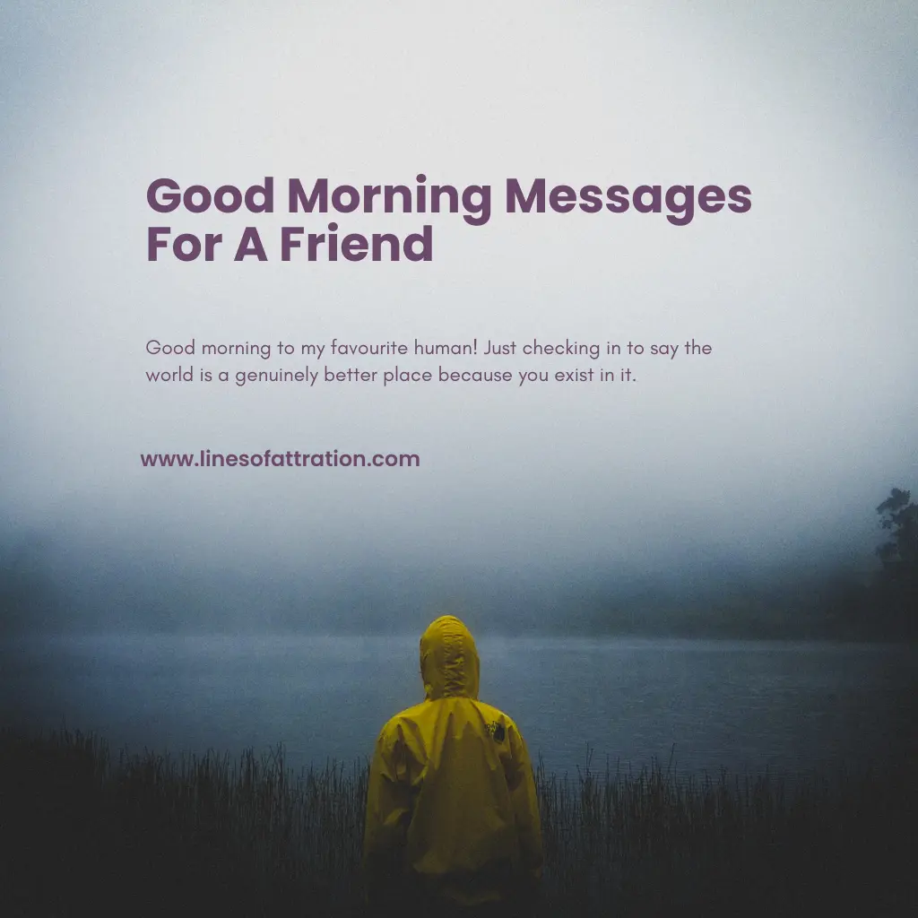 Good Morning Messages for a Friend